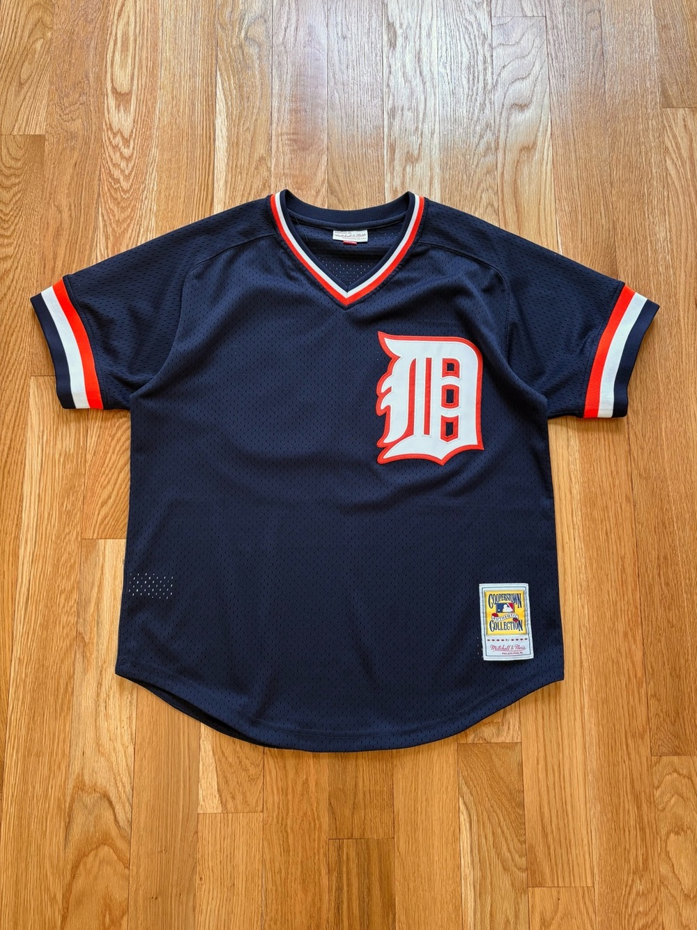 Detroit Tigers Kirk Gibson 23 Mitchell & Ness 84 Batting Practice BP Jersey 44 L